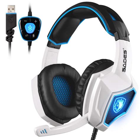 gaming headset with wolf logo